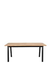Actona Oak Brighton 4-6 Seater Dining Table - Image 4 of 6