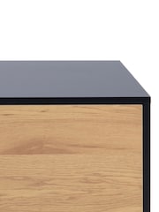 Actona Black Seaford TV Unit 2 Doors 1 Drawer - Image 6 of 6