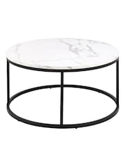 Actona White Spiro Coffee Table - Image 3 of 5