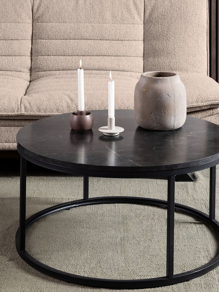 Actona Black Spiro Coffee Table - Image 2 of 6