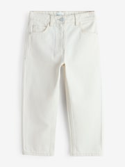 Ecru White Straight Leg Jeans - Image 1 of 1