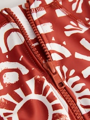 Brown Aztec Sunsafe All-In-One Swimsuit (3mths-7yrs) - Image 4 of 4