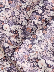 Lilac Purple Floral Sports Crop Top (5-16yrs) - Image 6 of 7