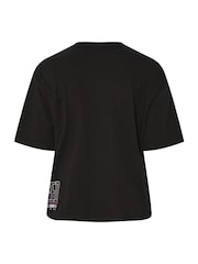 Yours Curve Black Limited Motor Sports T-Shirt - Image 5 of 6