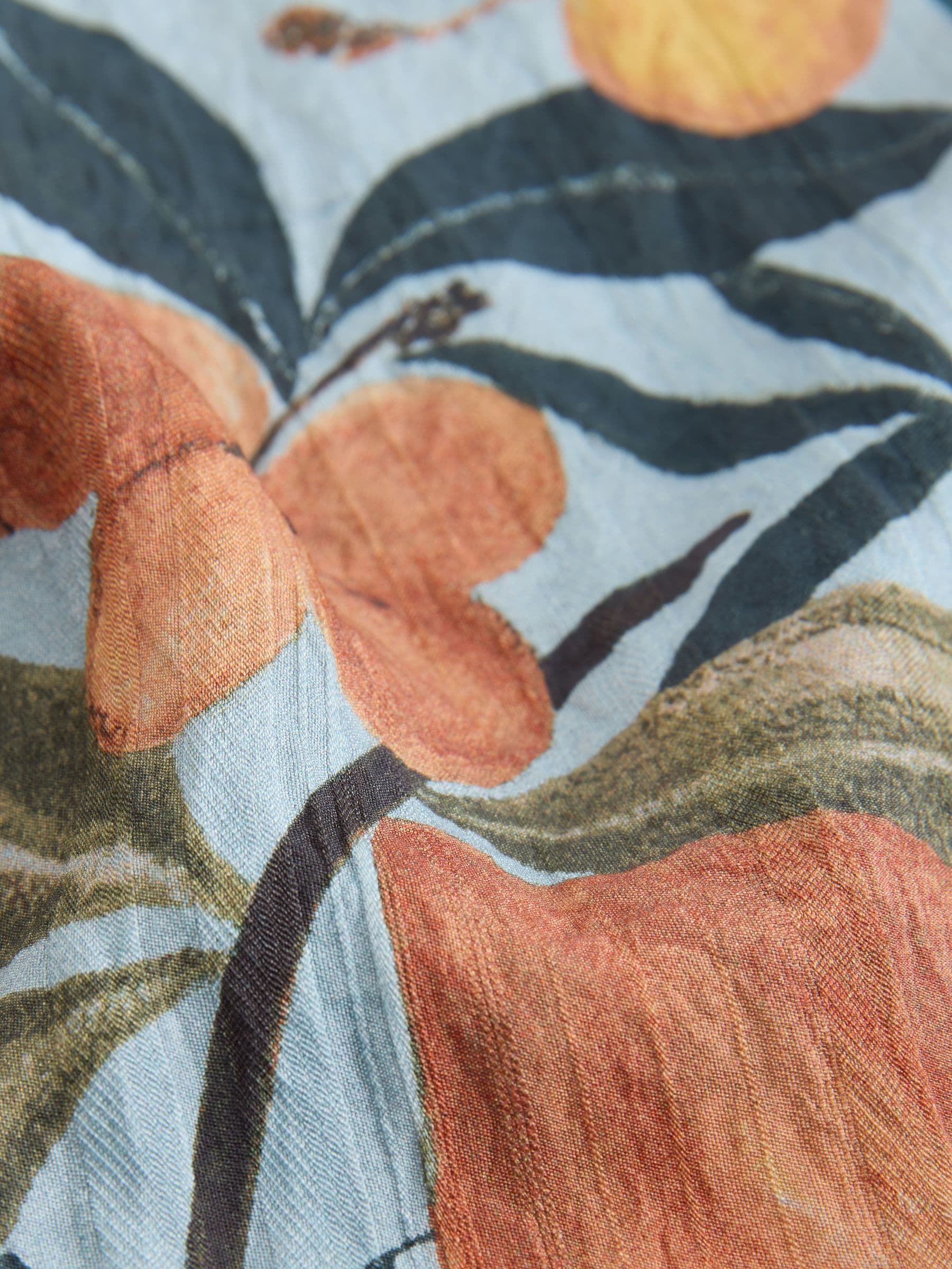 Buy Blue Floral Short Sleeve Boxy Top from Next Netherlands