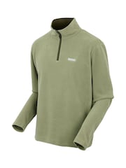 Regatta Green Mens Thompson Lightweight Half Zip Fleece - Image 7 of 7
