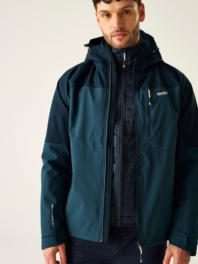 Regatta Blue Wentwood 3 in 1 Jacket - Image 1 of 10 Regatta Blue Wentwood 3 in 1 Jacket - Image 1 of 10
