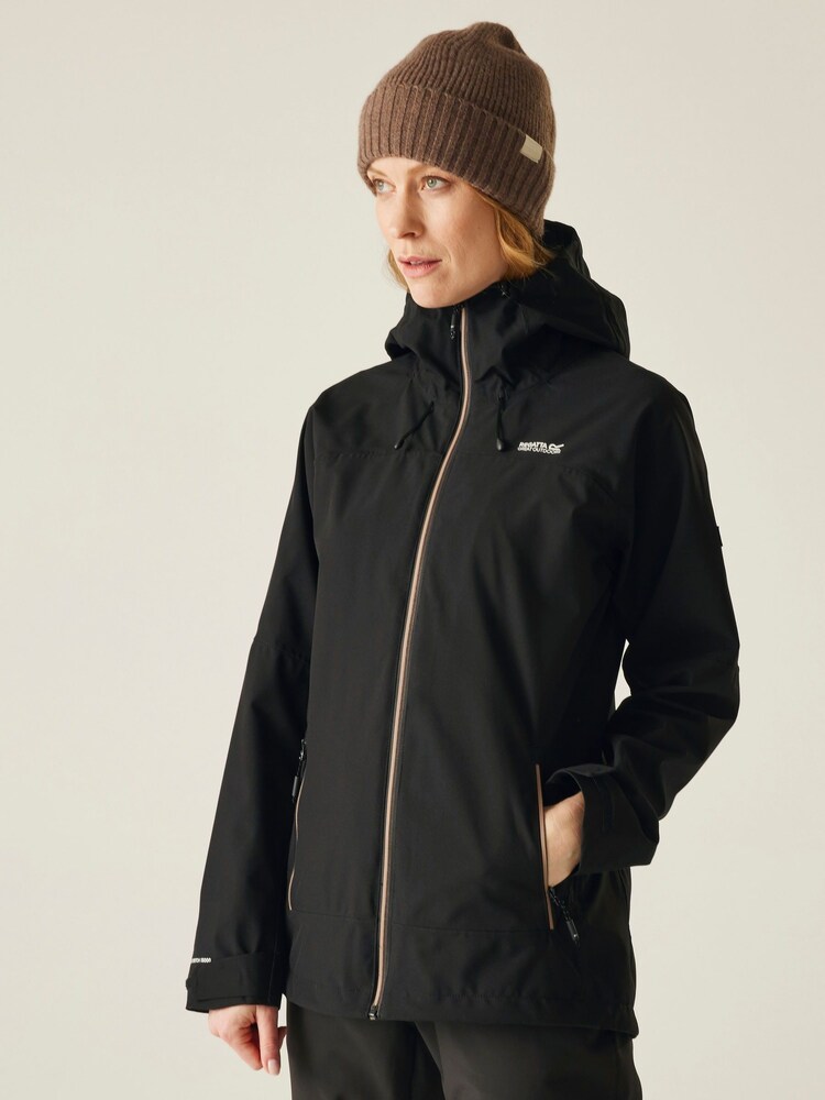 Regatta Black Womens Wentwood 3-In-1 Jacket - Image 1 of 8