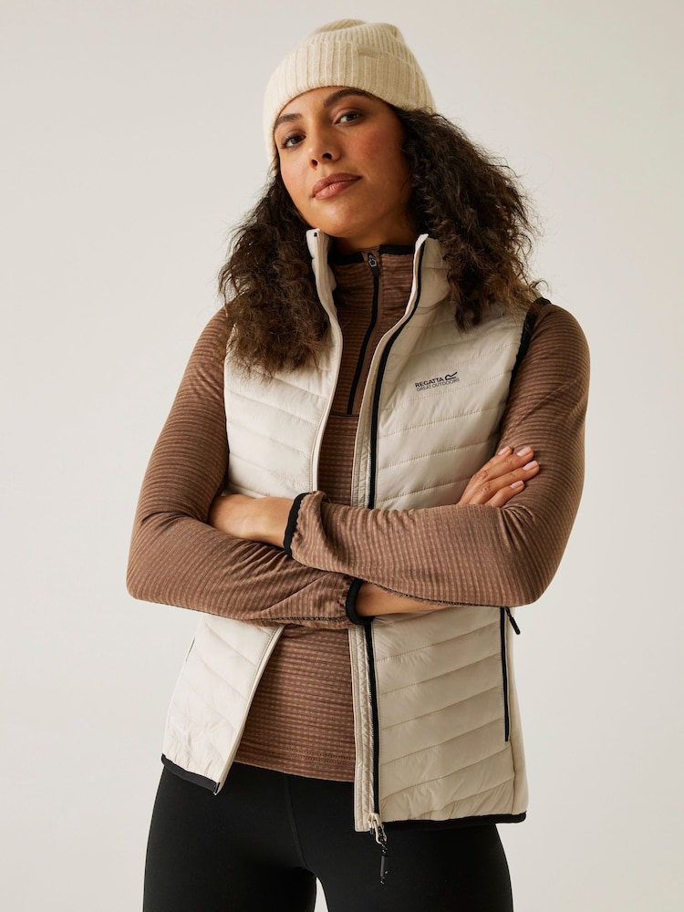 Regatta Natural Womens Anderson Hybrid Body Warmer Gilet - Image 1 of 7 Regatta Natural Womens Anderson Hybrid Body Warmer Gilet - Image 1 of 7