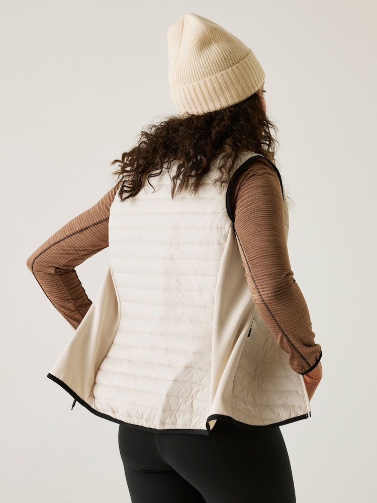 Regatta Natural Womens Anderson Hybrid Body Warmer Gilet - Image 2 of 7 Regatta Natural Womens Anderson Hybrid Body Warmer Gilet - Image 2 of 7