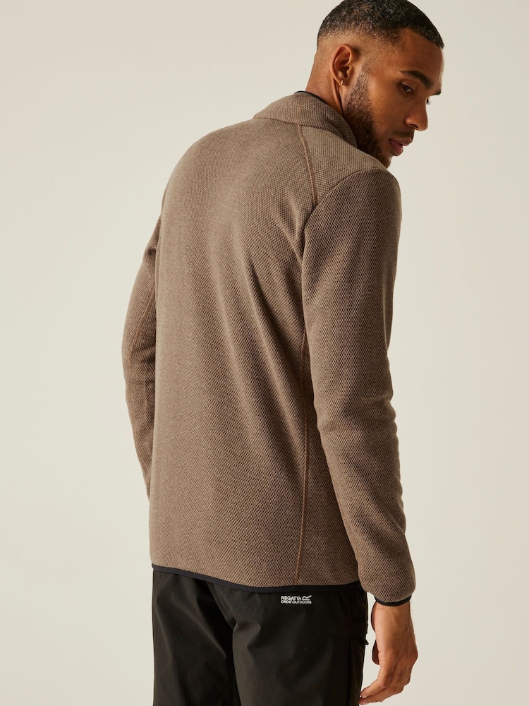 Regatta Brown Torrens Full Zip Midlayer Fleece - Image 2 of 7 Regatta Brown Torrens Full Zip Midlayer Fleece - Image 2 of 7