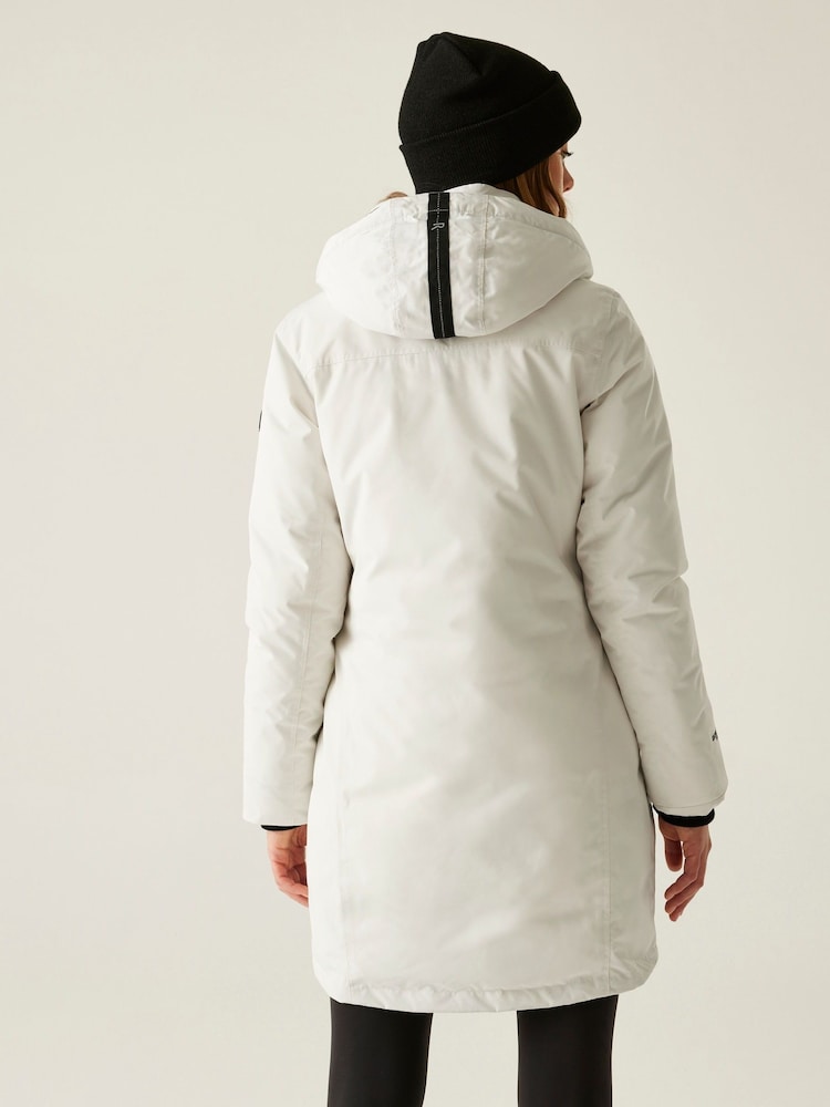 Regatta White Womens Marron Heavyweight Jacket - Image 2 of 9 Regatta White Womens Marron Heavyweight Jacket - Image 2 of 9