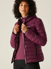 Vermelho - Regatta Hooded de caminhada feminina Marizion Jacket - Imagem 1 de 9