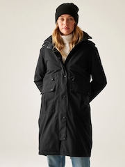 Regatta Black Yannta Isotex Stretch15000 Waterproof Breathable Coat - Image 3 of 9