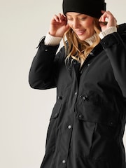 Regatta Black Yannta Isotex Stretch15000 Waterproof Breathable Coat - Image 5 of 9