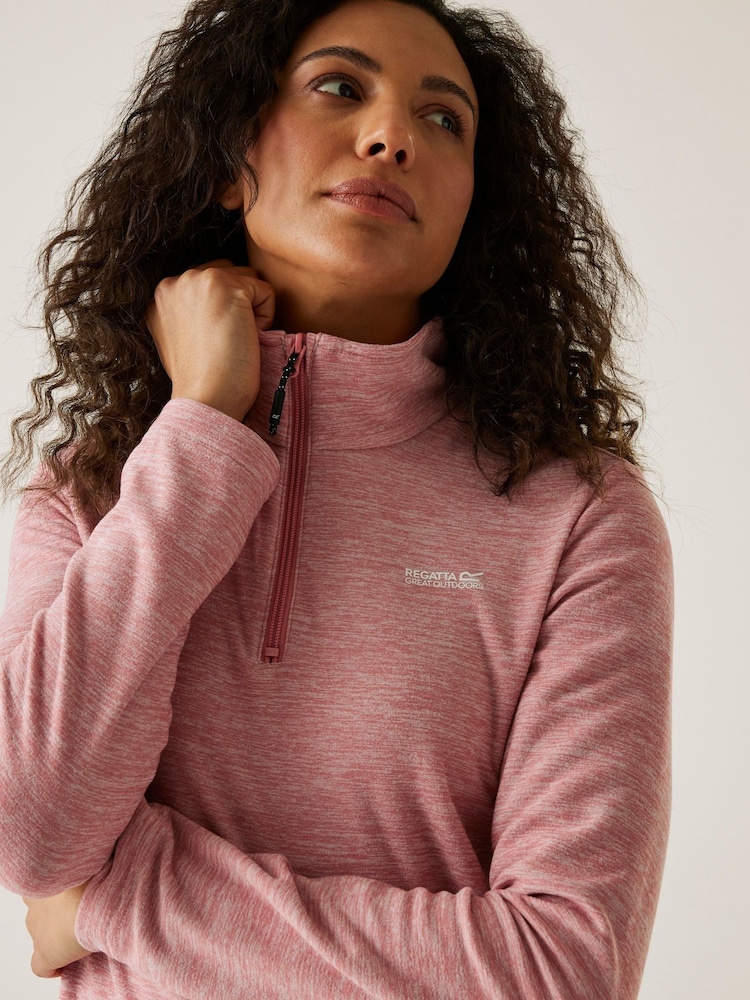 Regatta Pink Sweethart Marl Fleece - Image 2 of 7 Regatta Pink Sweethart Marl Fleece - Image 2 of 7