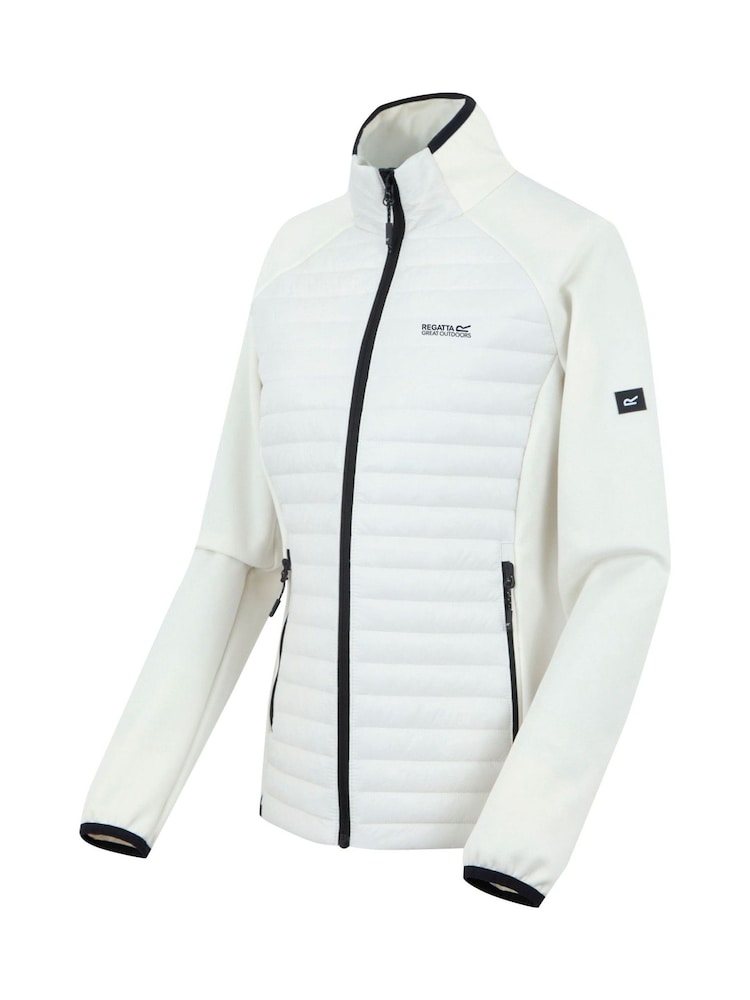 Regatta White Womens Clumber Hybrid Coat - Image 7 of 7 Regatta White Womens Clumber Hybrid Coat - Image 7 of 7