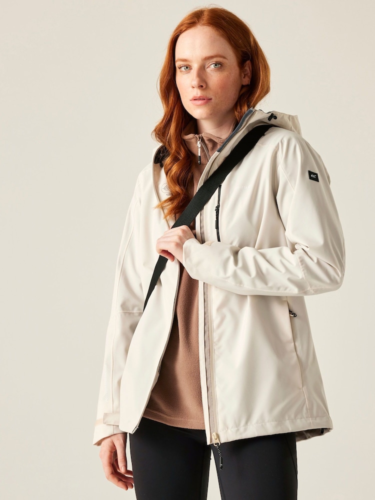 Regatta Natural Womens Birchdale II Waterproof Jacket - Image 1 of 9 Regatta Natural Womens Birchdale II Waterproof Jacket - Image 1 of 9
