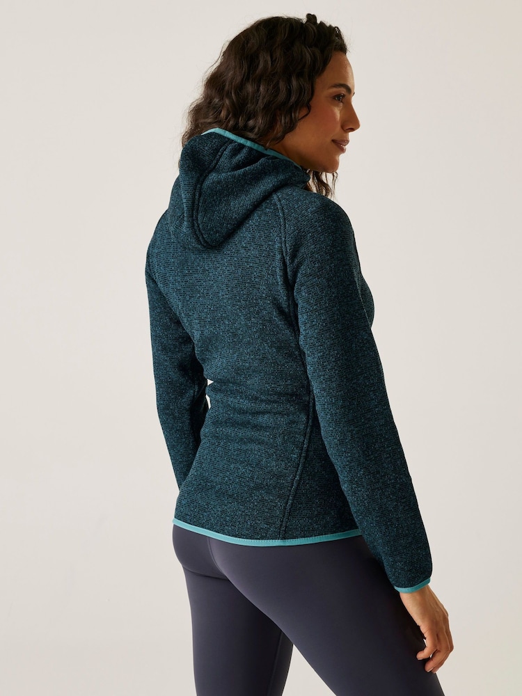 Regatta Light Blue Womens Hooded Newhill Fleece - Image 2 of 7