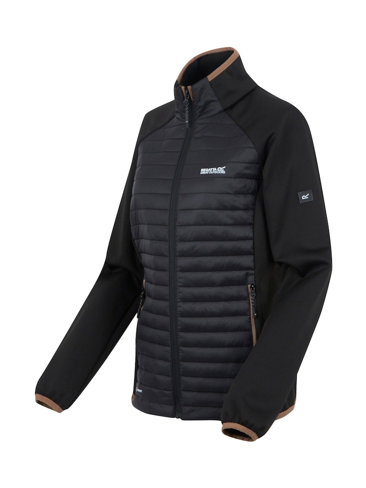 Regatta Black Womens Clumber Hybrid Coat - Image 7 of 7 Regatta Black Womens Clumber Hybrid Coat - Image 7 of 7