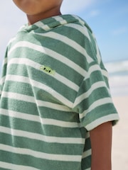 Sage Green Towelling Top and Short set (3mths-7yrs) - Image 2 of 8