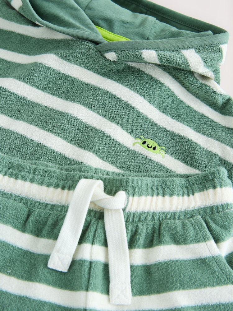 Sage Green Towelling Top and Short set (3mths-7yrs) - Image 8 of 8 Sage Green Towelling Top and Short set (3mths-7yrs) - Image 8 of 8