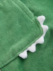 Green Dino Towelling Poncho (9mths-6yrs) - Image 8 of 8