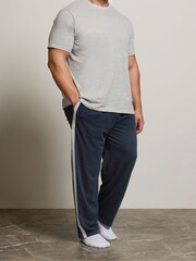 BadRhino Big & Tall Blue Jersey Lounge Joggers - Image 1 of 5