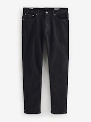 블랙 - GANT 코드 레귤러 핏 코튼 스트레치 청바지 - 5의 이미지 5