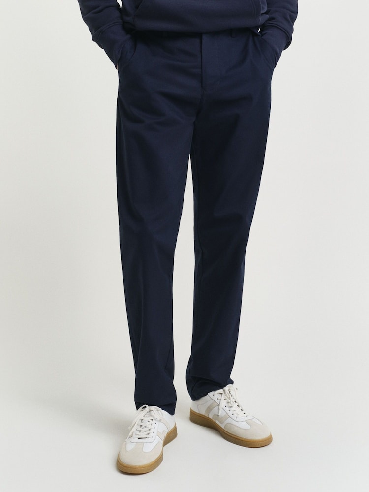 GANT Blue Regular Fit Chino Trousers - Image 1 of 6