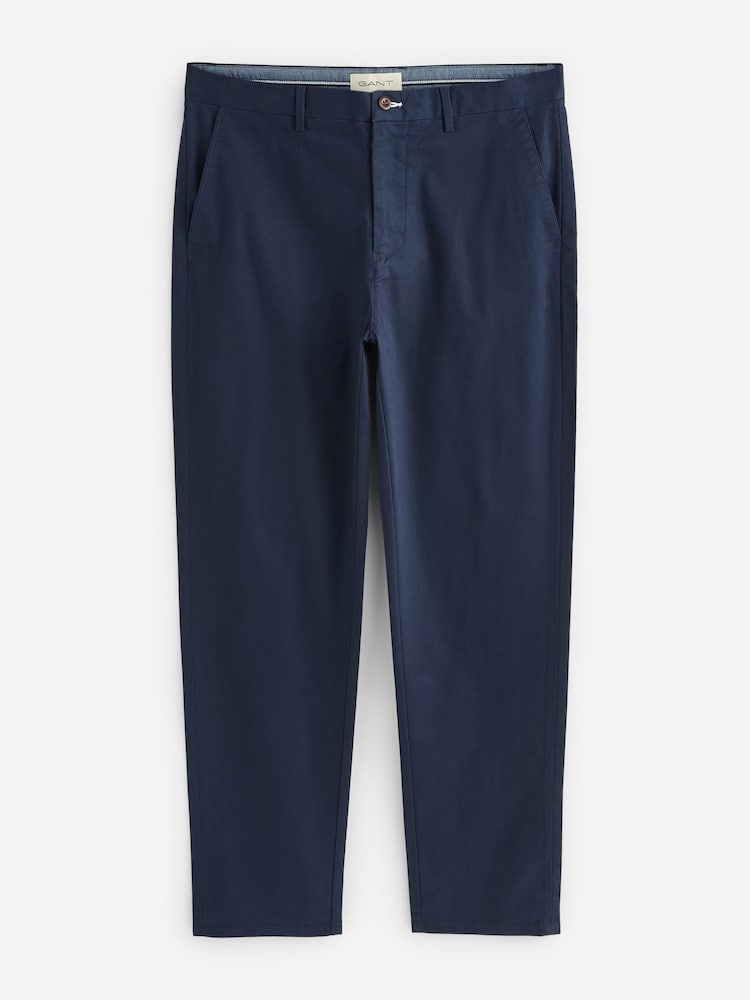 GANT Blue Regular Fit Chino Trousers - Image 6 of 6