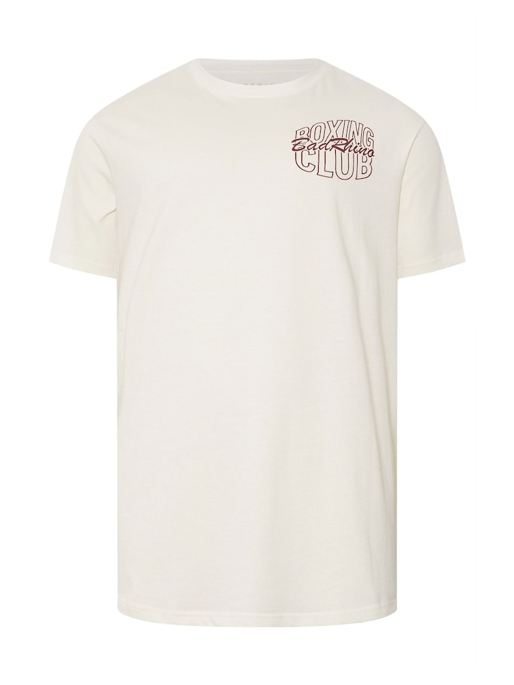 BadRhino Big & Tall White Boxing Gloves Relaxed T-Shirt - Image 1 of 2 BadRhino Big & Tall White Boxing Gloves Relaxed T-Shirt - Image 1 of 2
