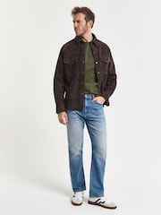 GANT Dark Green Shield Logo T-Shirt - Image 3 of 5