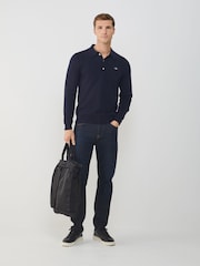 GANT Superfine Lambswool Knit Polo Shirt - Imagen 2 de 5