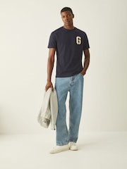 GANT Blue Preppy G Logo Cotton T-Shirt - Image 3 of 5