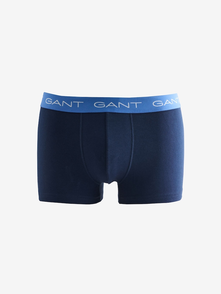 GANT Light Blue Stretch Cotton Boxers 5 Pack - Image 2 of 6