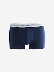 GANT Light Blue Stretch Cotton Boxers 5 Pack - Image 3 of 6