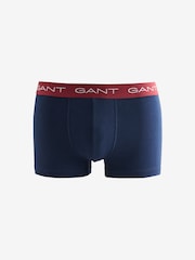 GANT Light Blue Stretch Cotton Boxers 5 Pack - Image 4 of 6