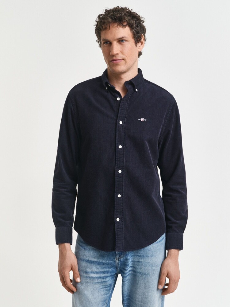 GANT Blue Corduroy Shirt - Image 1 of 6