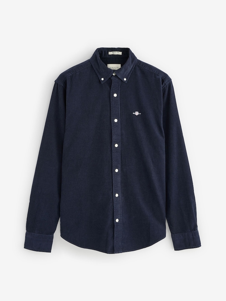 GANT Blue Corduroy Shirt - Image 7 of 7