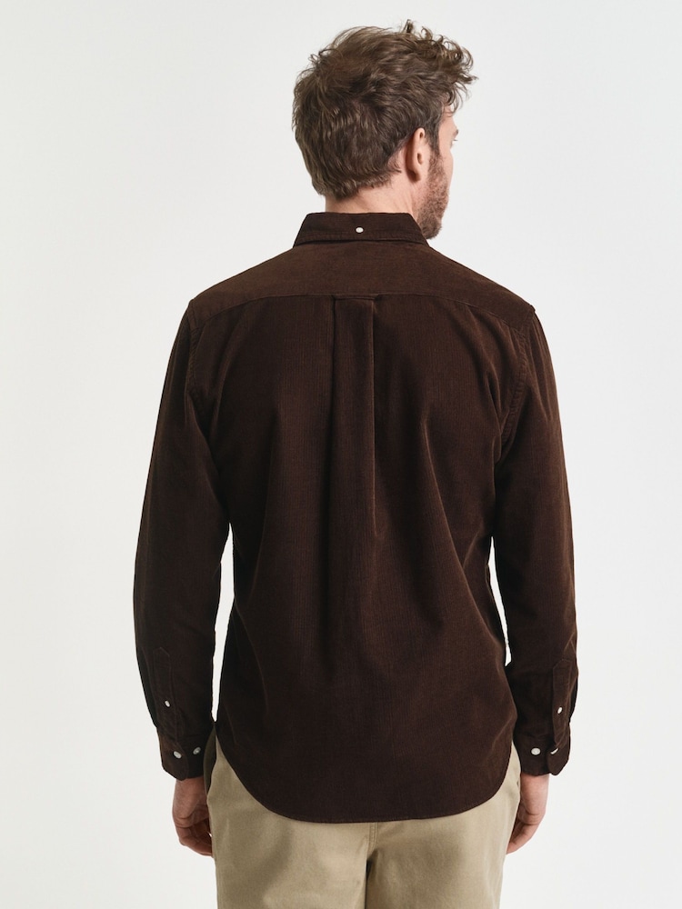 GANT Brown Corduroy Shirt - Image 2 of 6