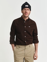 GANT Brown Corduroy Shirt - Image 4 of 6