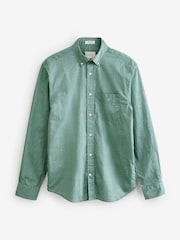 GANT Light Green Regular Fit Poplin Shirt - Image 1 of 1