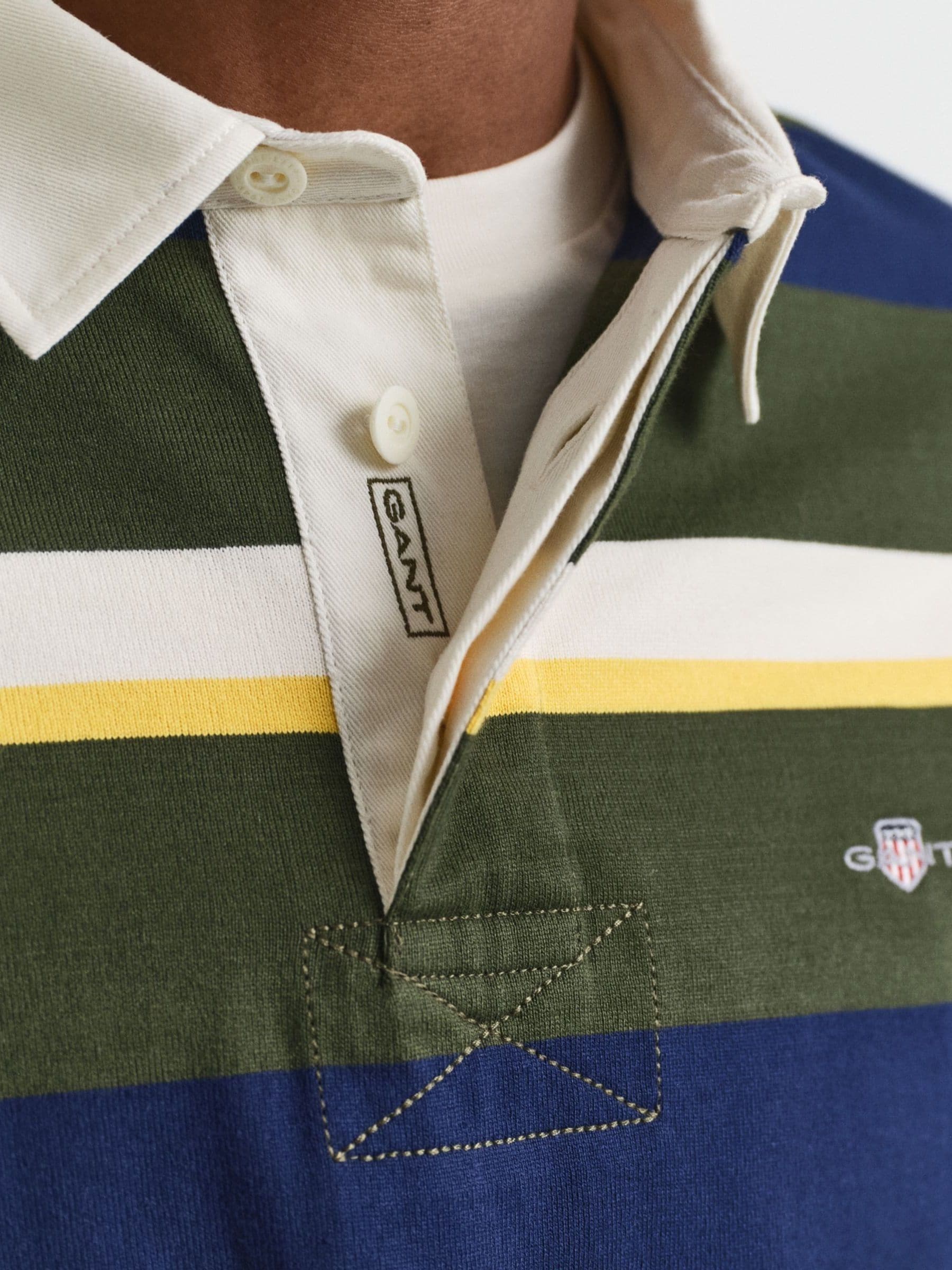 Next：日本 GANT ストライプ ヘビー ラガー ラグビーシャツ from Next