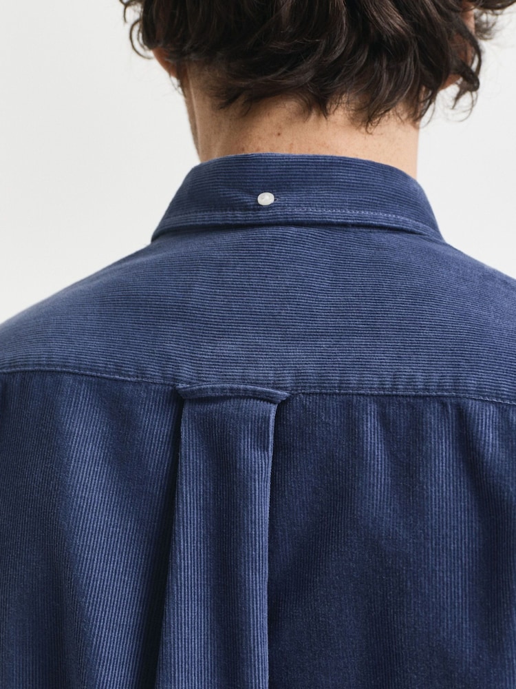 GANT Light Blue Corduroy Shirt - Image 4 of 4