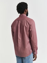 Rojo - GANT Regular Fit Classic Oxford Logo Shirt - Imagen 2 de 4