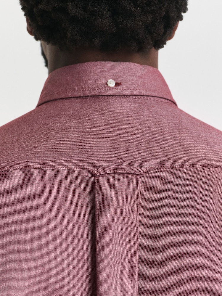 Rojo - GANT Regular Fit Classic Oxford Logo Shirt - Imagen 4 de 4