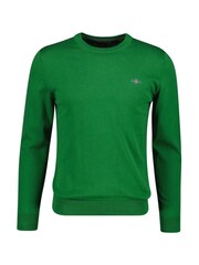 GANT Green Classic Cotton Crew Neck Knit Jumper - Image 2 of 3