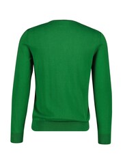 GANT Green Classic Cotton Crew Neck Knit Jumper - Image 3 of 3