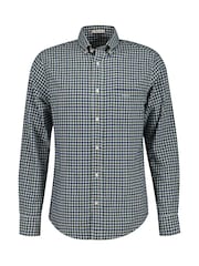 GANT Green Twill Gingham Pattern Shirt - Image 1 of 1